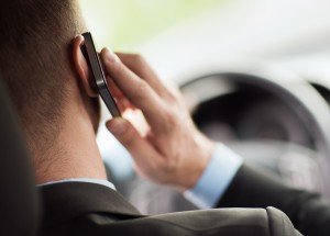 Driver Distracted By Cellphone