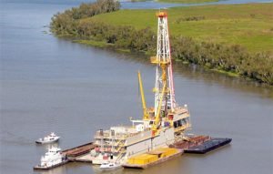 Inland Drilling Barge